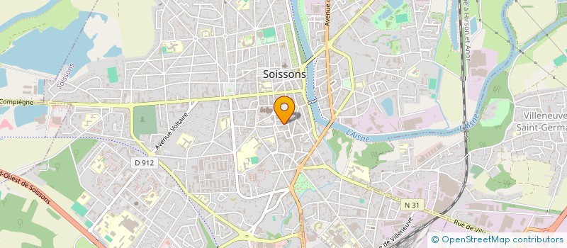localisation de l'entreprise SYNDICAT COPROPRIETTAIRE 8 RUE ST ANTOIN à SOISSONS