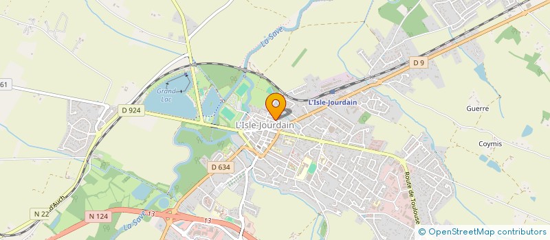 localisation de l'entreprise SYNDICAT COPROPRITAIRES CHAMP DE FOIRE  L'ISLE-JOURDAIN