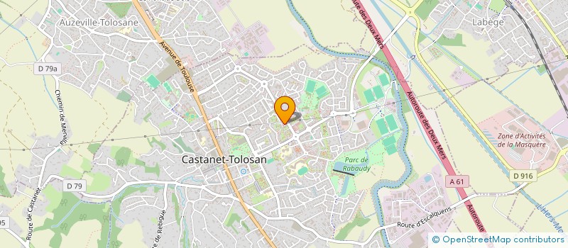 localisation de l'entreprise SYNDICAT COPROR RES LA RABAUDIERE à CASTANET-TOLOSAN