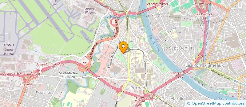 localisation de l'entreprise SYNDICAT COPRORIETE COLONNES DU PARC à TOULOUSE