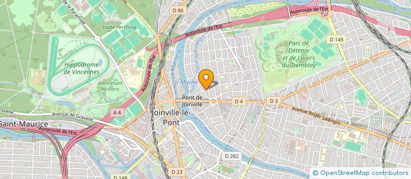 localisation de l'entreprise SYNDICAT COPRORP DU 32 AV OUDINOT  JOINVILLE-LE-PONT