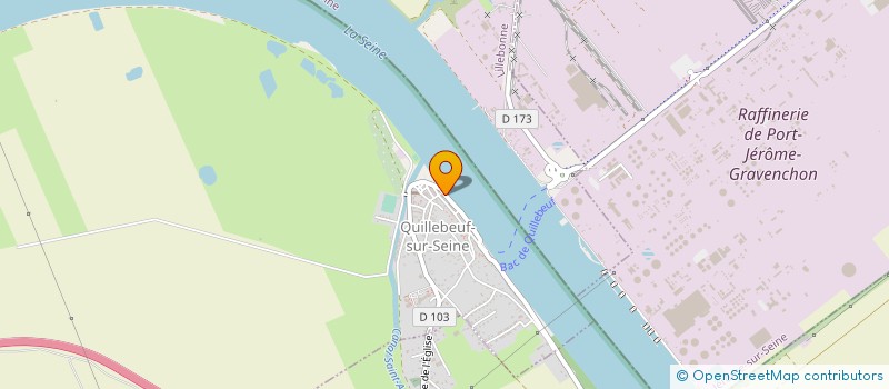 localisation de l'entreprise SYNDICAT D'ADDUCTION D'EAU POTABLE RISLE ET PLATEAUX à QUILLEBEUF-SUR-SEINE