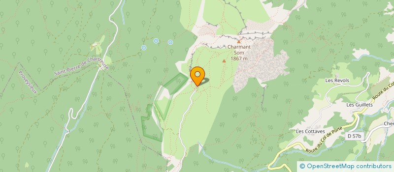 localisation de l'entreprise SYNDICAT D'ALPAGE DU CHARMANT SOM  SAINT-PIERRE-DE-CHARTREUSE