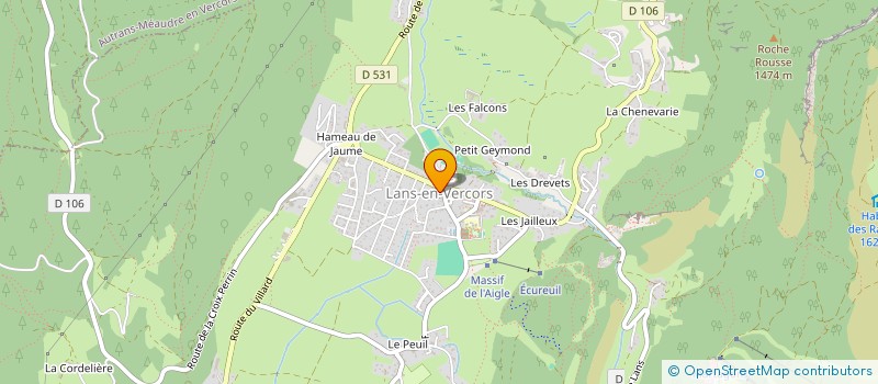 localisation de l'entreprise SYNDICAT D'ALPAGE DU PIC ST MICHEL  LANS-EN-VERCORS