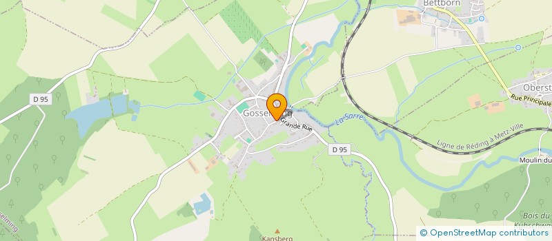 localisation de l'entreprise SYNDICAT D'ARBORICULTURE DE GOSSELMING ET ENVIRONS à GOSSELMING