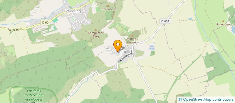 localisation de l'entreprise SYNDICAT D'ARBORICULTURE DE KEMPLICH ET ENVIRONS  KEMPLICH