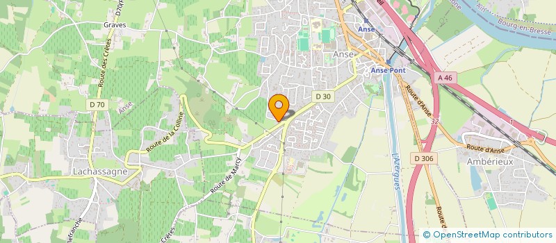 localisation de l'entreprise SYNDICAT D'ASSAINISSEMENT CONFLUENT SAONE AZERGUES  ANSE