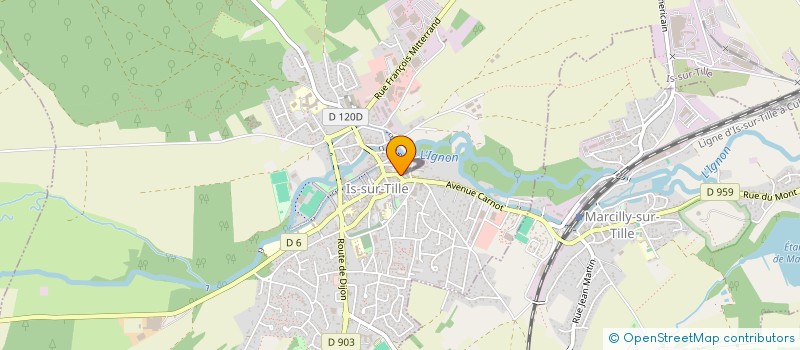 localisation de l'entreprise SYNDICAT D'ASSAINISSEMENT D'IS-SUR-TILLE ET DE MARCILLY-SUR-TILLE à IS-SUR-TILLE
