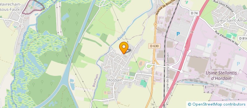 localisation de l'entreprise SYNDICAT D'ASSAINISSEMENT ENTRE LES COMMUNES D'AVESNES-LE-SEC, BOUCHAIN, HORDAIN ET LIEU-SAINT-AMAND à HORDAIN
