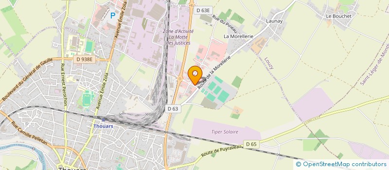 localisation de l'entreprise SYNDICAT D'EAU DU VAL DU THOUET  THOUARS