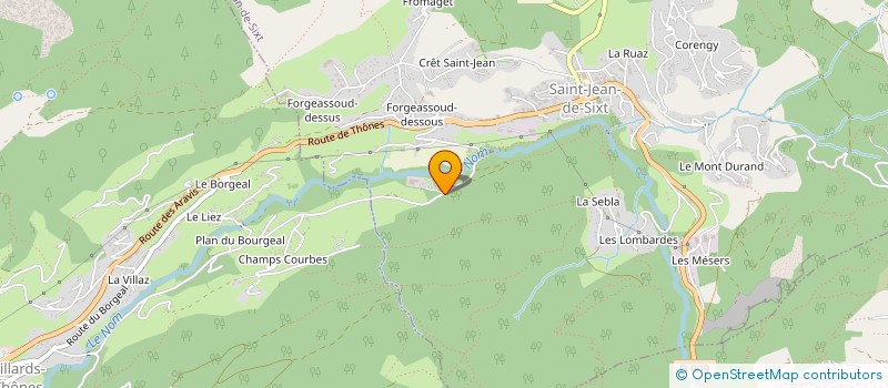 localisation de l'entreprise SYNDICAT D EAU ET D ASSAINISSEMENT DES ARAVIS  SAINT-JEAN-DE-SIXT