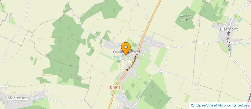 localisation de l'entreprise SYNDICAT D'EAU ORVILLERS SOREL à ORVILLERS-SOREL