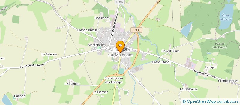 localisation de l'entreprise SYNDICAT D'EAU POTABLE BRESSE DOMBES SAONE à SAINT-TRIVIER-SUR-MOIGNANS