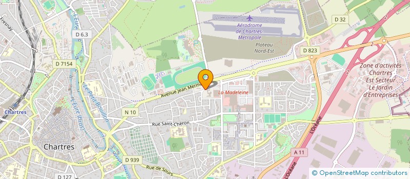 localisation de l'entreprise SYNDICAT D ELEVAGE OVIN D EURE ET LOIR à CHARTRES