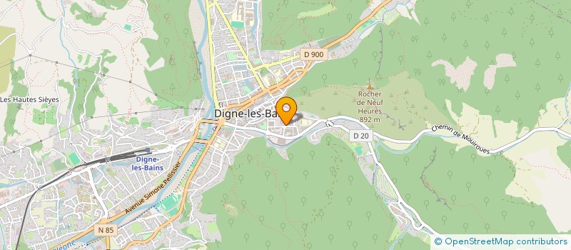 localisation de l'entreprise SYNDICAT D'ENERGIE DES ALPES-DE-HAUTE-PROVENCE à DIGNE-LES-BAINS