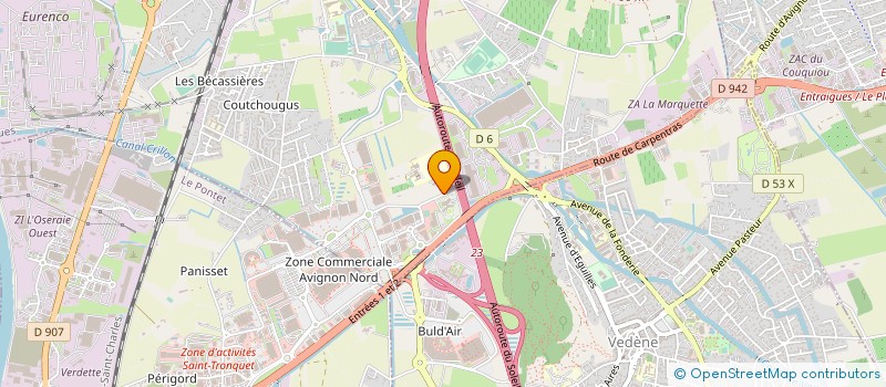 localisation de l'entreprise SYNDICAT D'ENERGIE VAUCLUSIEN à SORGUES