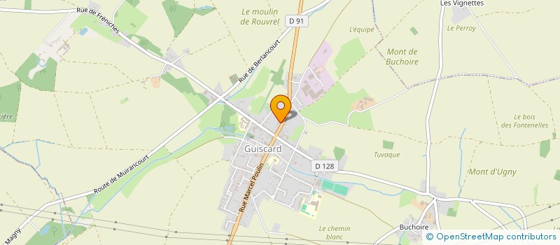localisation de l'entreprise SYNDICAT D EPURATION DU NORD NOYONNAIS à GUISCARD