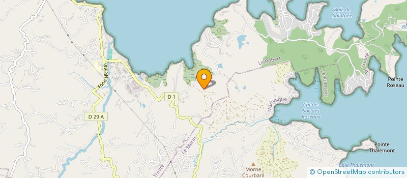 localisation de l'entreprise SYNDICAT D'EXPLOITANTS AGRICOLES DU ROBERT  LE ROBERT