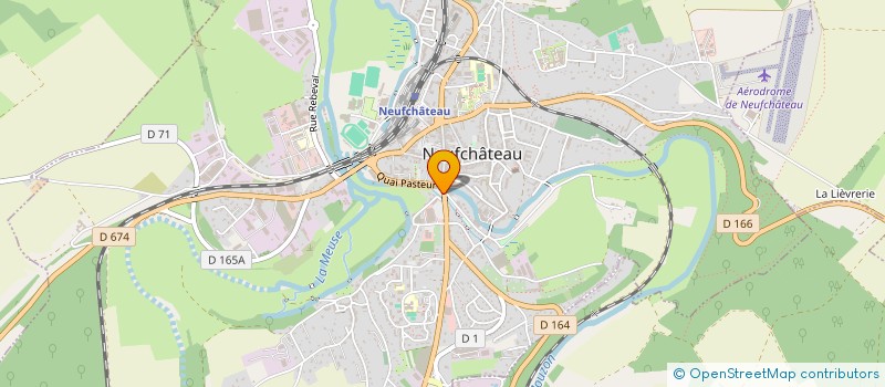 localisation de l'entreprise SYNDICAT D INITIATIVE à NEUFCHATEAU