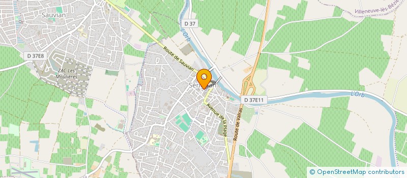 localisation de l'entreprise SYNDICAT D INITIATIVE à SERIGNAN