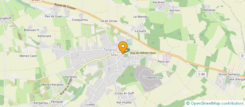 localisation de l'entreprise SYNDICAT D INITIATIVE à TELGRUC-SUR-MER