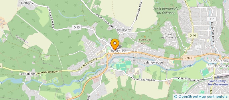 localisation de l'entreprise SYNDICAT D'INITIATIVE à CHEVREUSE
