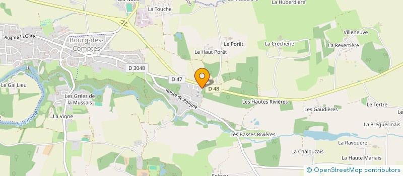 localisation de l'entreprise SYNDICAT D INITIATIVE  BOURG-DES-COMPTES