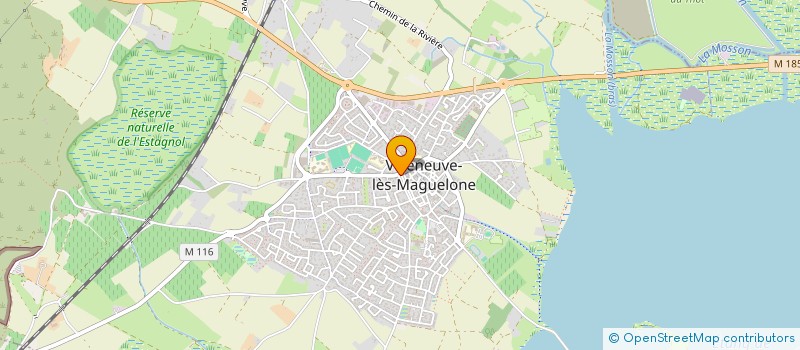 localisation de l'entreprise SYNDICAT D INITIATIVE  VILLENEUVE-LES-MAGUELONE