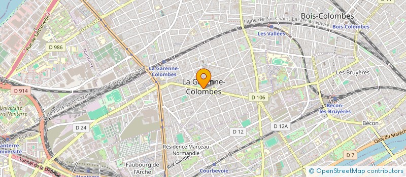 localisation de l'entreprise SYNDICAT D INITIATIVE à LA GARENNE-COLOMBES