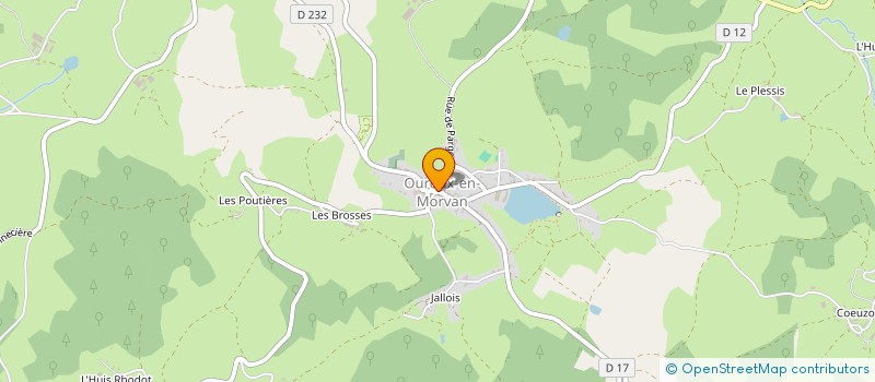 localisation de l'entreprise SYNDICAT D'INITIATIVE à OUROUX-EN-MORVAN
