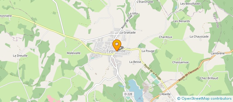 localisation de l'entreprise SYNDICAT D INITIATIVE à EYGURANDE