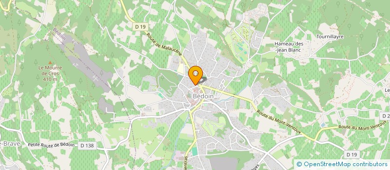 localisation de l'entreprise SYNDICAT D'INITIATIVE à BEDOIN
