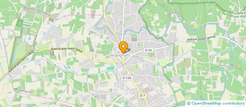 localisation de l'entreprise SYNDICAT D'INITIATIVE  AUBIGNAN