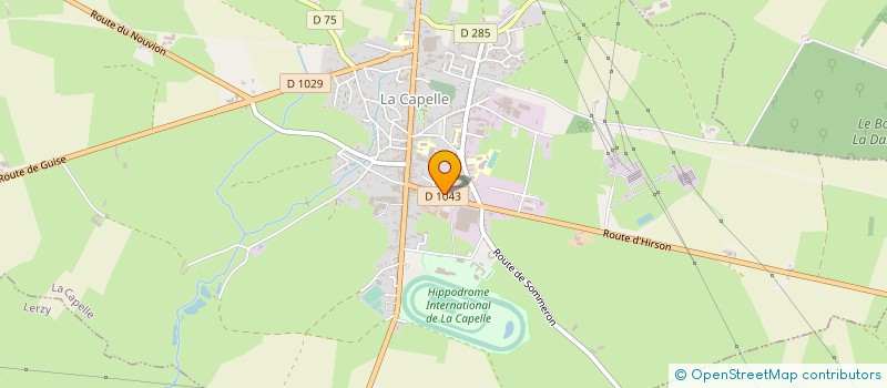 localisation de l'entreprise SYNDICAT D'INITIATIVE  LA CAPELLE