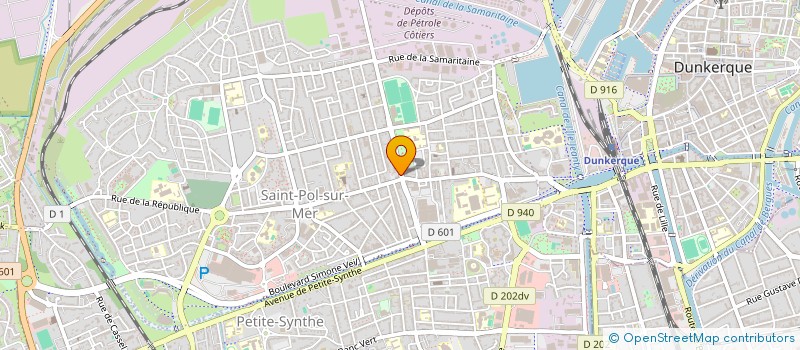 localisation de l'entreprise SYNDICAT D'INITIATIVE à DUNKERQUE
