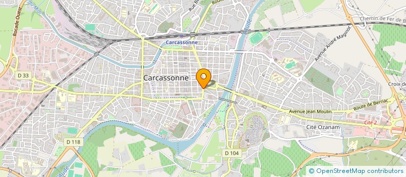 localisation de l'entreprise SYNDICAT D INITIATIVE à CARCASSONNE