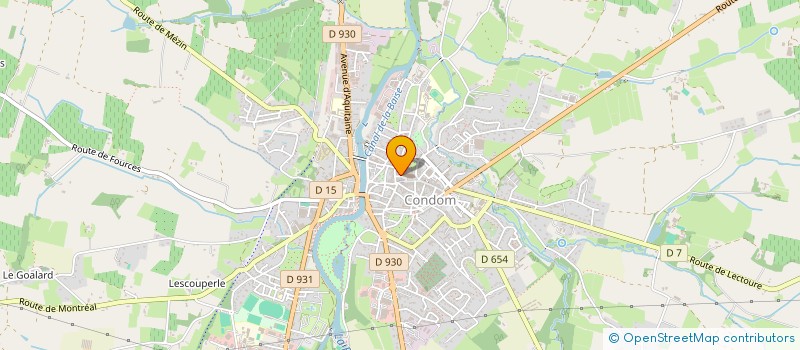 localisation de l'entreprise SYNDICAT D INITIATIVE  CONDOM