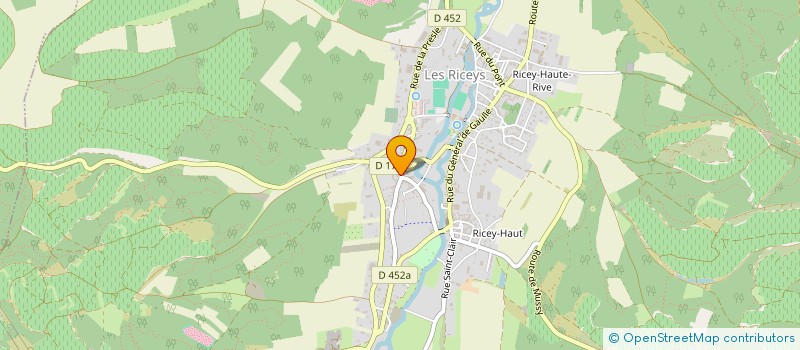 localisation de l'entreprise SYNDICAT D'INITIATIVE  LES RICEYS