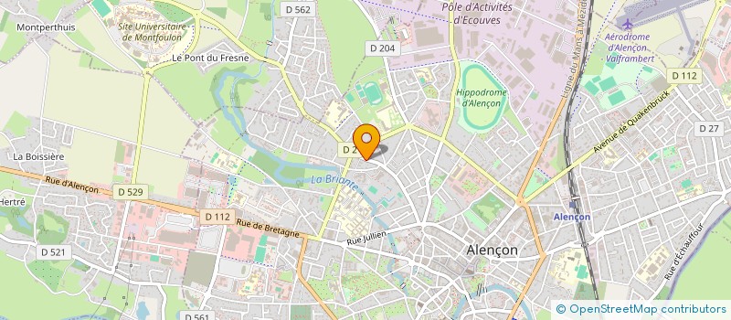 localisation de l'entreprise SYNDICAT D INITIATIVE à ALENCON
