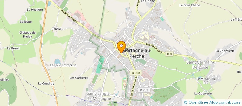 localisation de l'entreprise SYNDICAT D INITIATIVE à MORTAGNE-AU-PERCHE