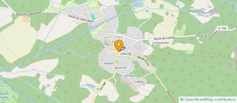 localisation de l'entreprise SYNDICAT D INITIATIVE  SAINT-JULIEN-EN-BORN