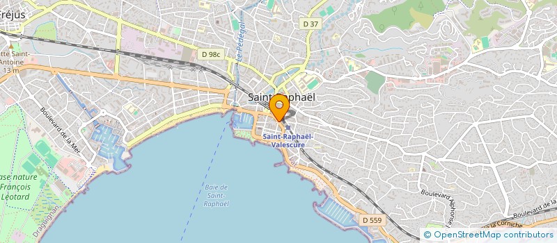 localisation de l'entreprise SYNDICAT D INITIATIVE à SAINT-RAPHAEL