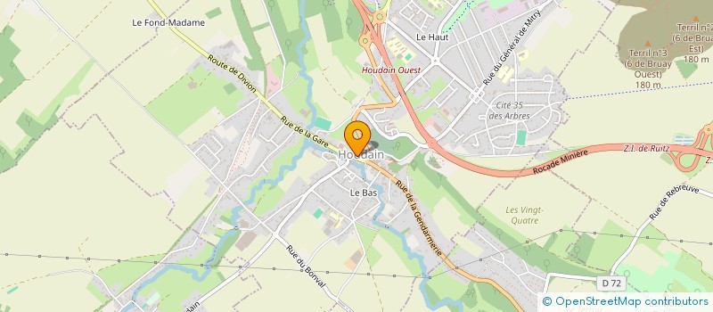 localisation de l'entreprise SYNDICAT D INITIATIVE  HOUDAIN