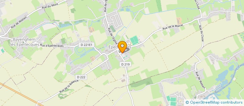 localisation de l'entreprise SYNDICAT D'INITIATIVE D'EPERLECQUES  EPERLECQUES