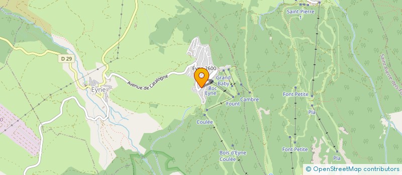 localisation de l'entreprise SYNDICAT D'INITIATIVE D'EYNE  EYNE