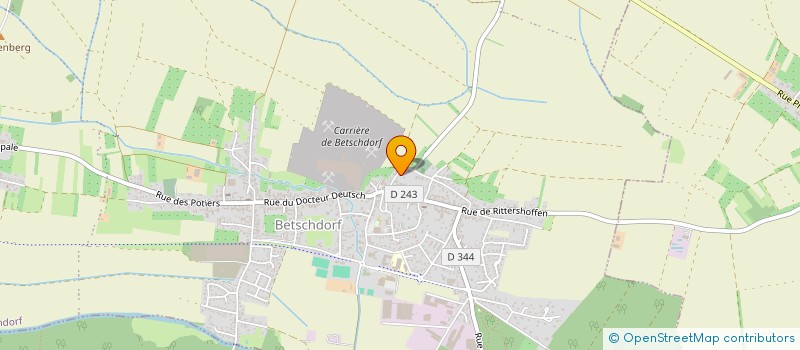 localisation de l'entreprise SYNDICAT D INITIATIVE DE BETSCHDORF  BETSCHDORF