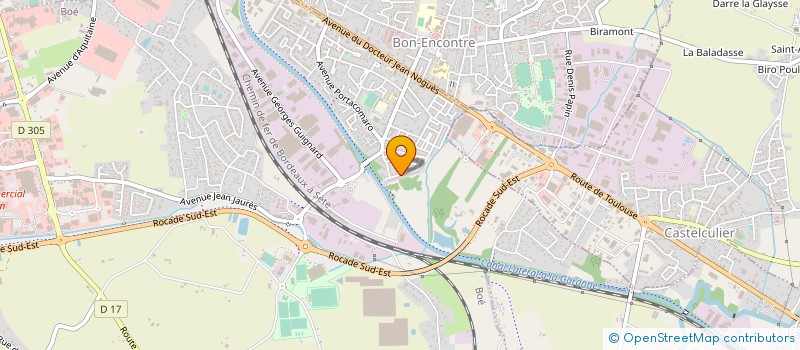 localisation de l'entreprise SYNDICAT D INITIATIVE DE BOE  BOE