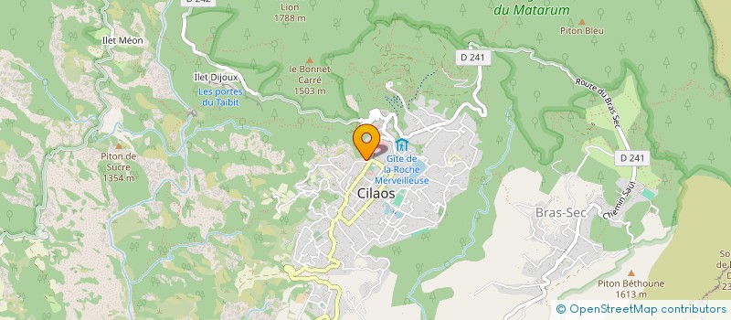 localisation de l'entreprise SYNDICAT D'INITIATIVE DE CILAOS à CILAOS