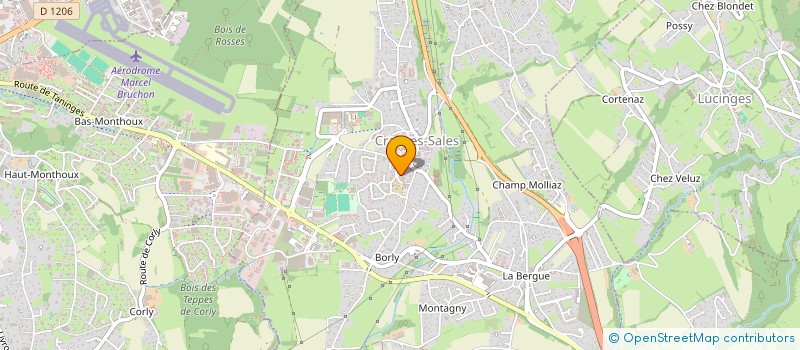 localisation de l'entreprise SYNDICAT D'INITIATIVE DE CRANVES-SALES  CRANVES-SALES