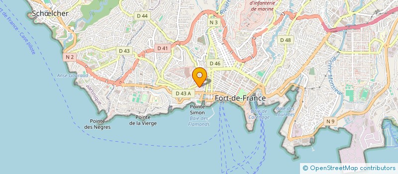 localisation de l'entreprise SYNDICAT D'INITIATIVE DE FORT DE FRANCE à FORT-DE-FRANCE